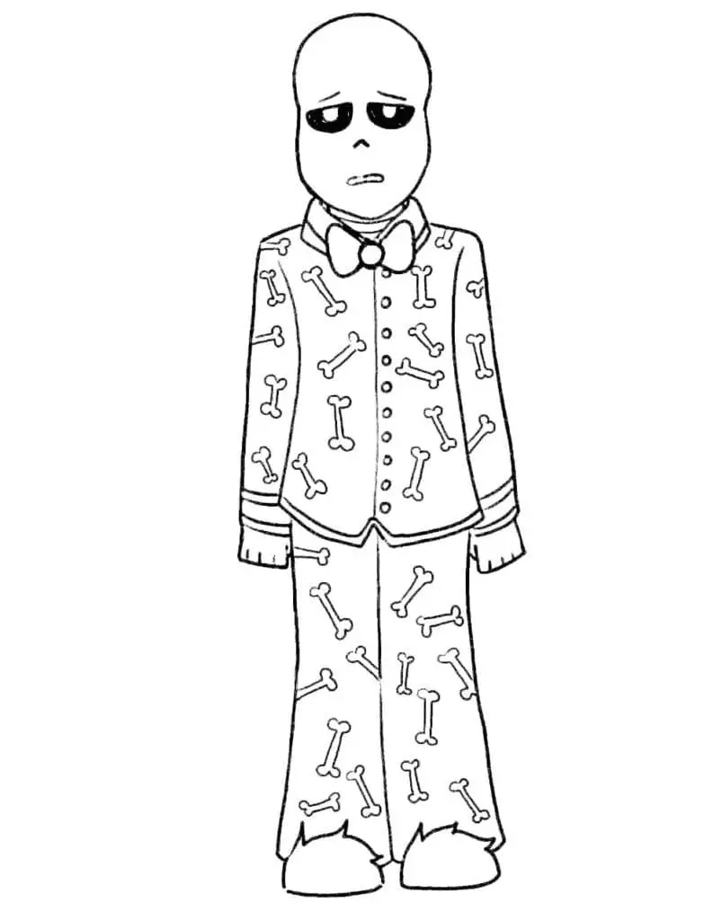Sans Para Colorear 70