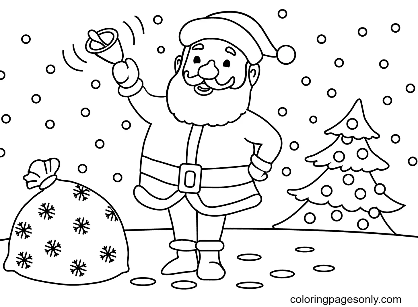 Desenhos de Santa Claus Para Colorir 103