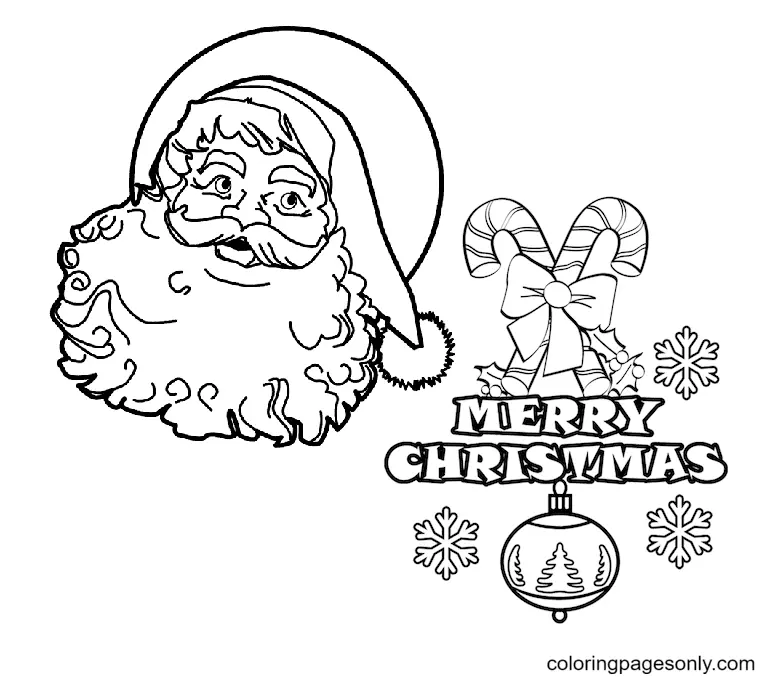 Santa Claus Coloring Pages 129