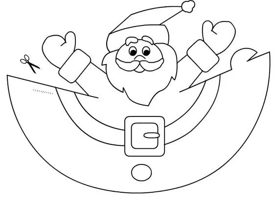 Desenhos de Santa Claus Para Colorir 150