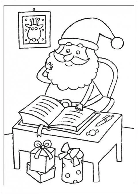 Desenhos de Santa Claus Para Colorir 51