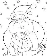 Papa Noel Para Colorear 58