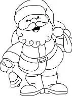 Desenhos de Santa Claus Para Colorir 64