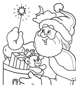 Papa Noel Para Colorear 65