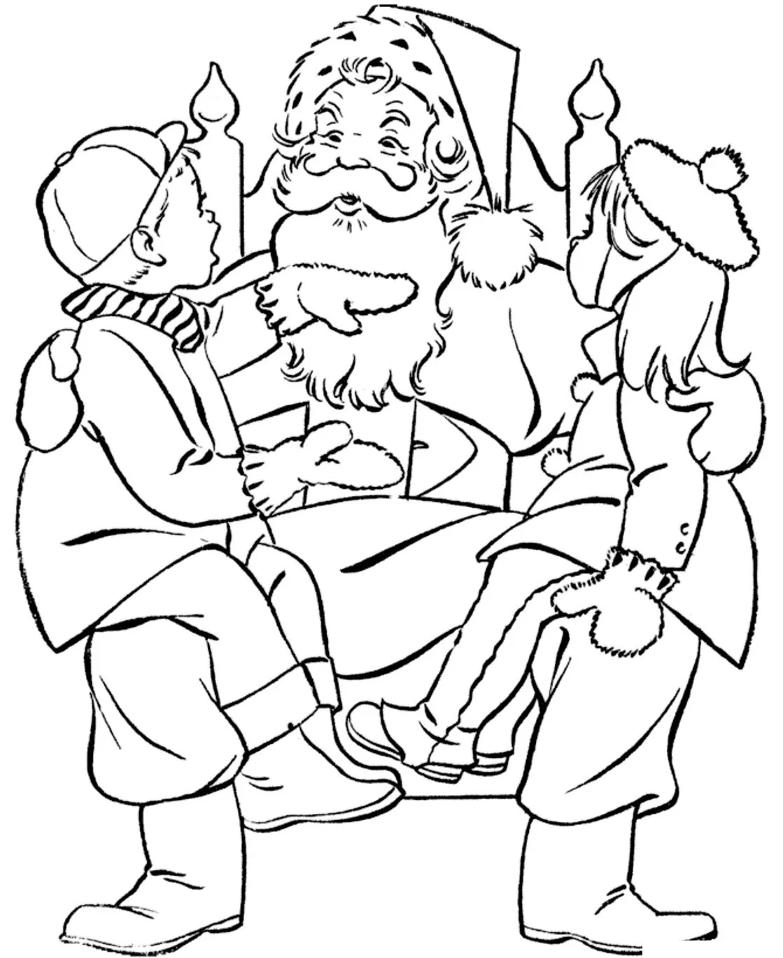 Desenhos de Santa Claus Para Colorir 66