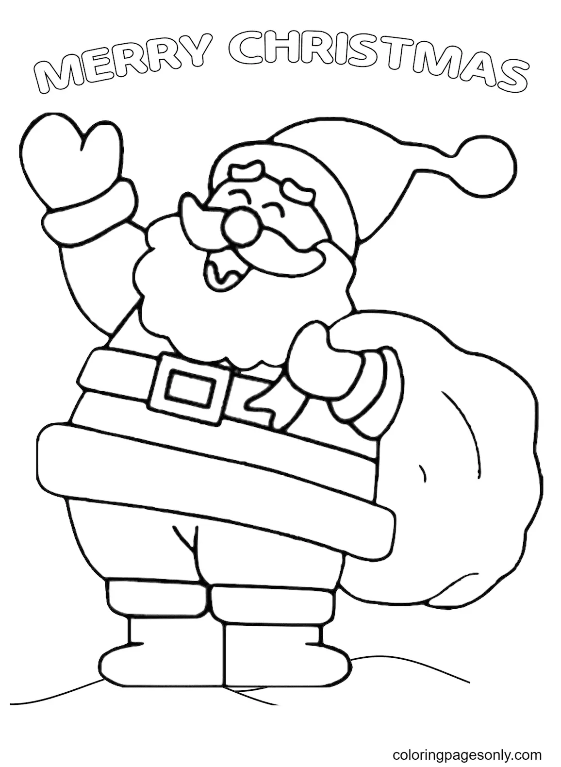 Desenhos de Santa Claus Para Colorir 72