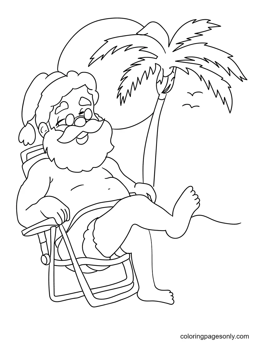 Desenhos de Santa Claus Para Colorir 81