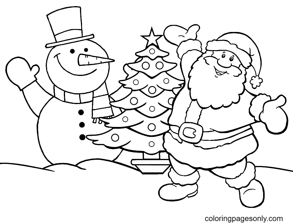 Desenhos de Santa Claus Para Colorir 83