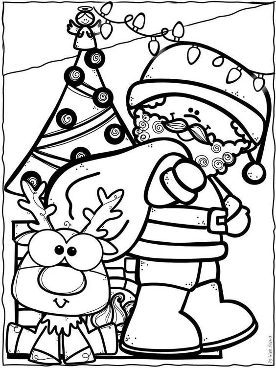 Santa Claus Coloring Pages 96