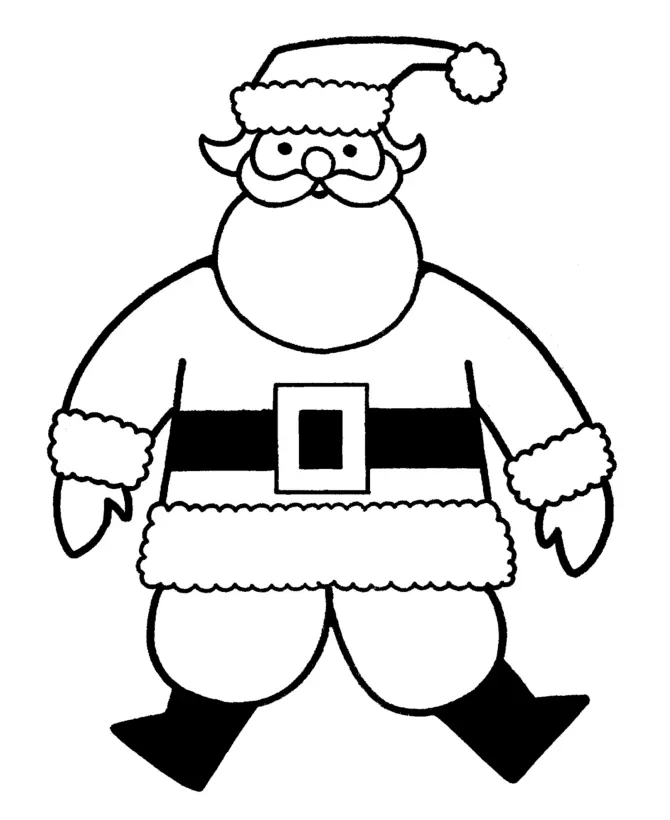 Santa Coloring Pages 23