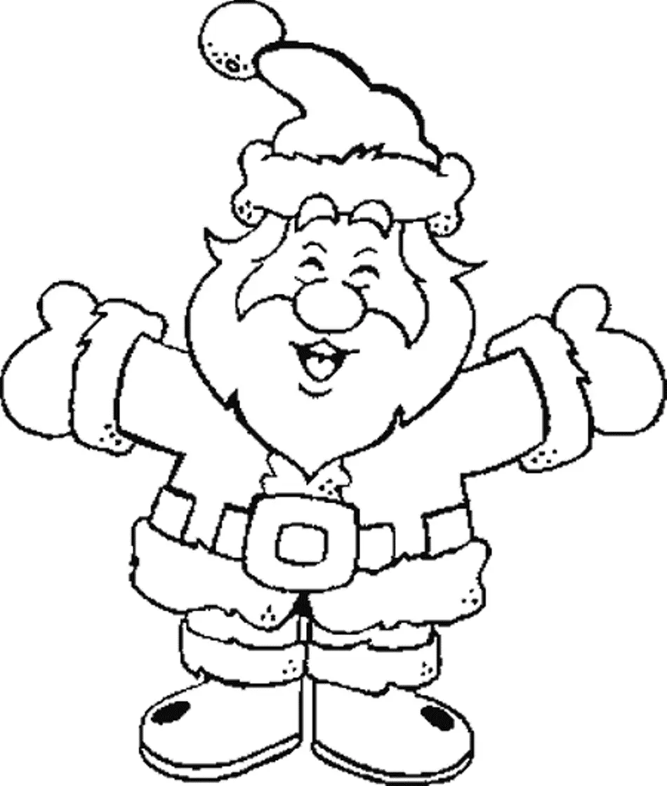 Santa Coloring Pages 42