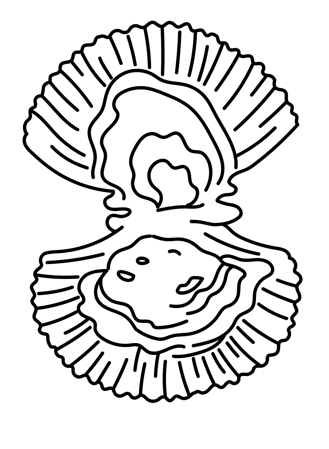 Scallop Coloring Pages 16