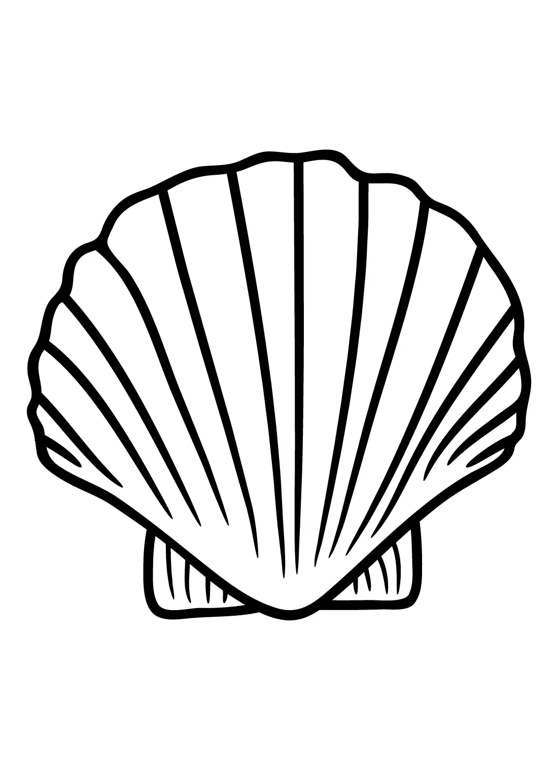 Scallop Coloring Pages 21