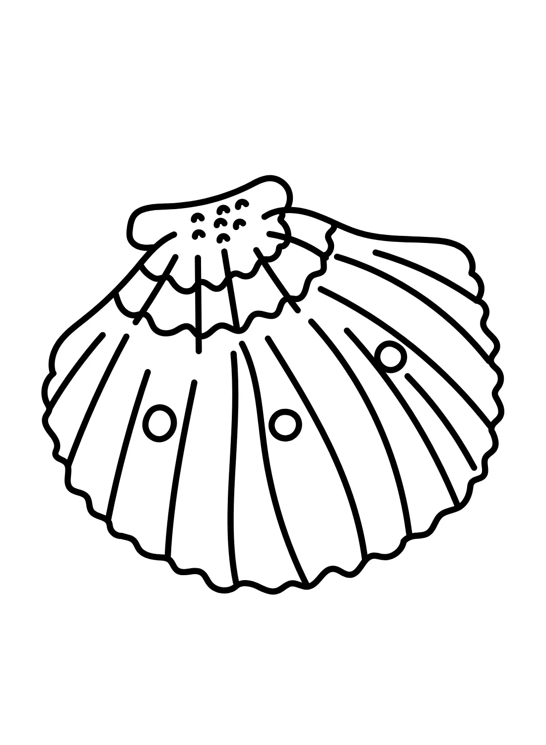 Scallop Coloring Pages 22