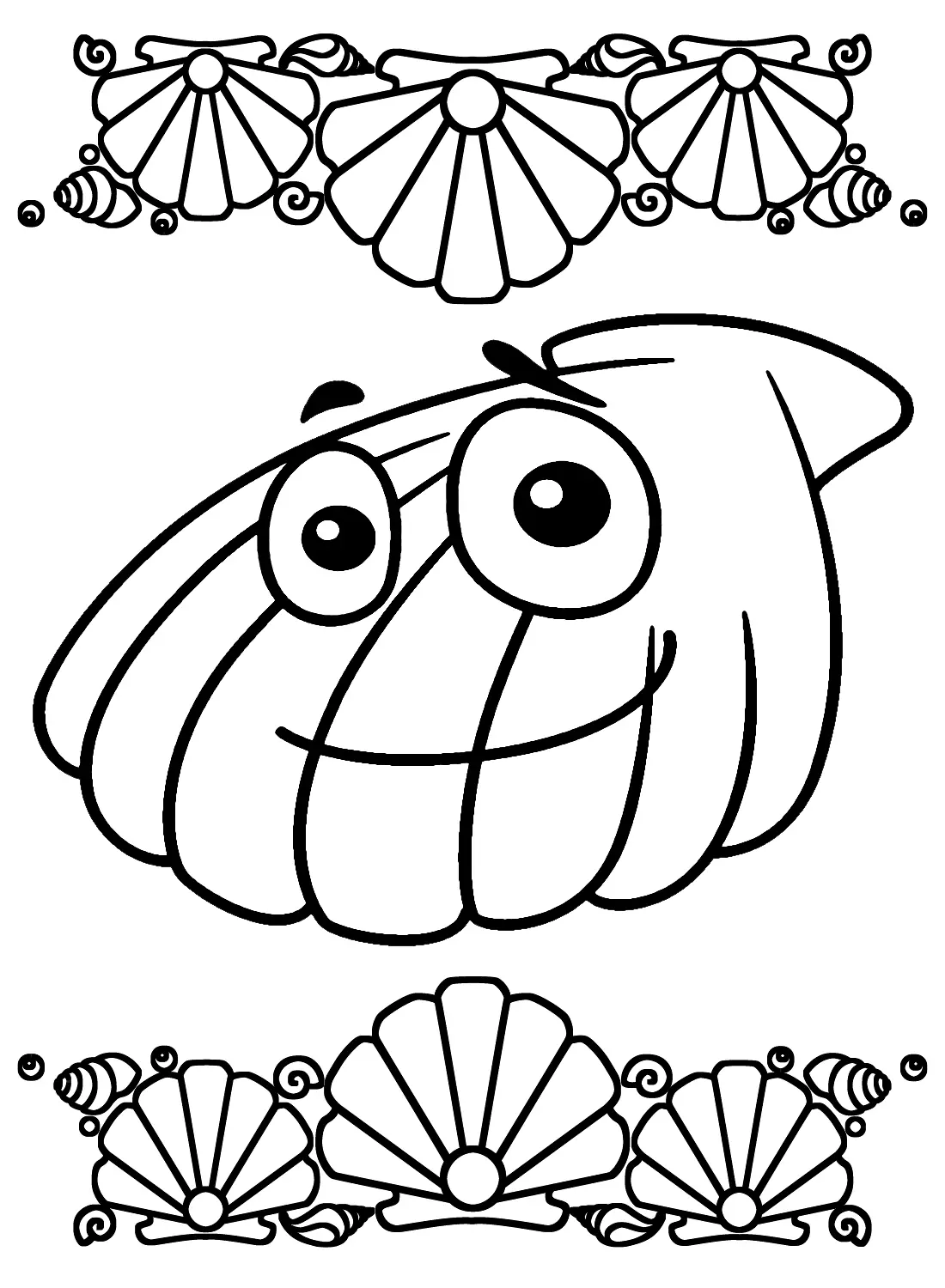 Scallop Coloring Pages 30