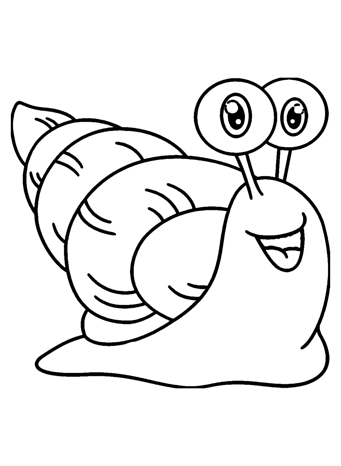 Sea Snail Coloring Pages 1