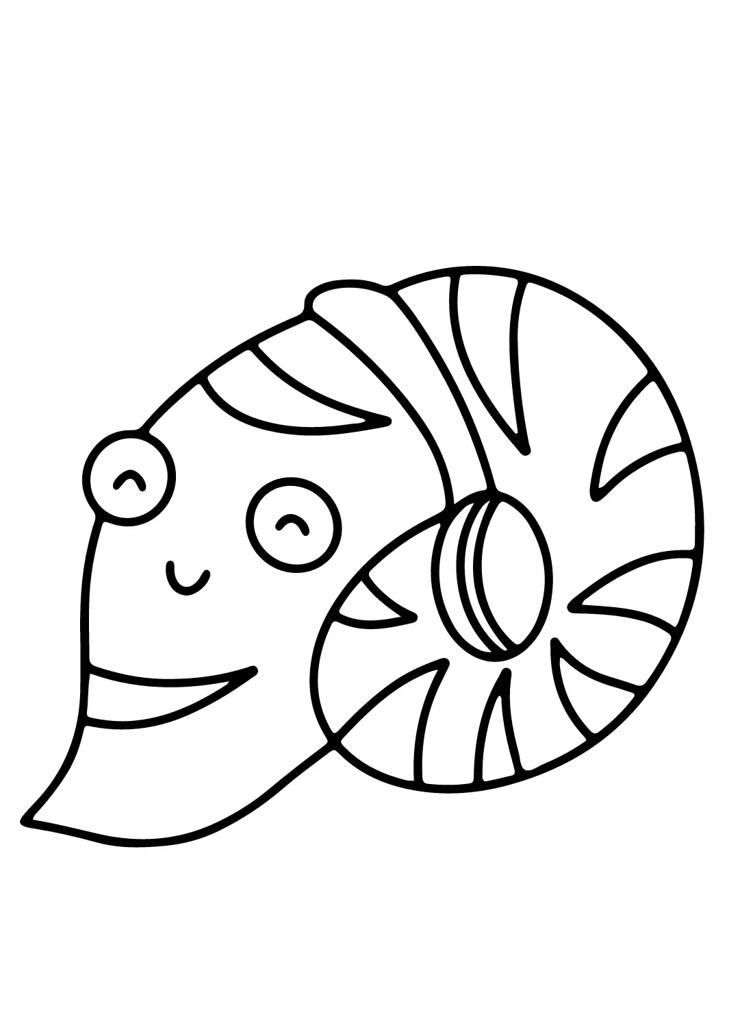 Sea Snail Coloring Pages 9