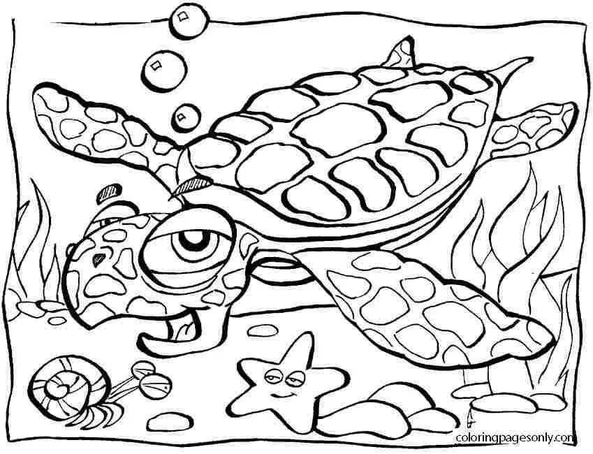 Seas and oceans Coloring Pages 47