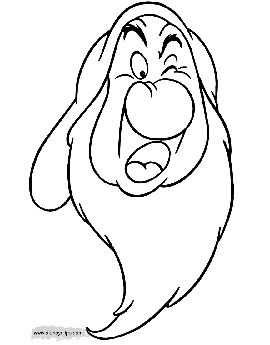 Seven Dwarfs Coloring Pages 19