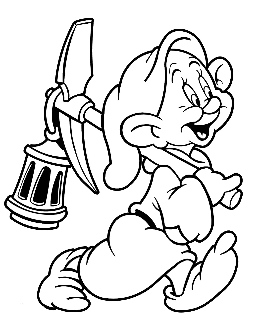 Seven Dwarfs Coloring Pages 20