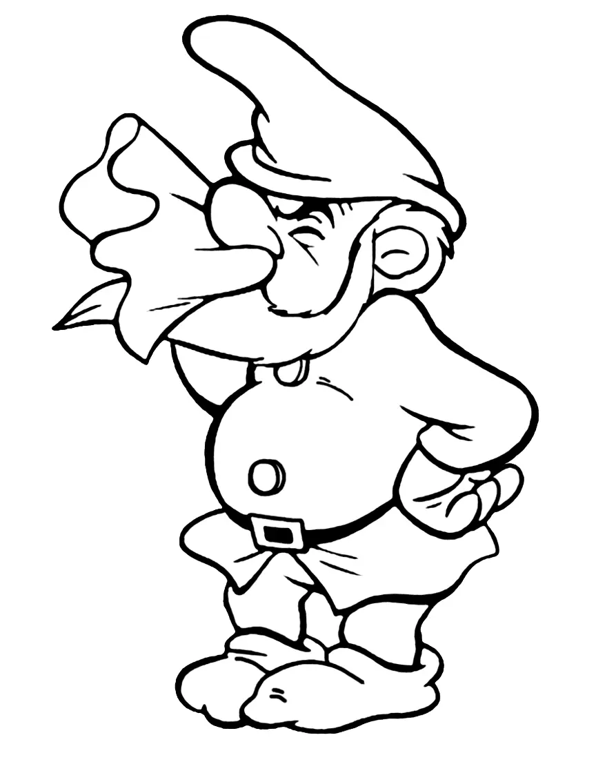 Seven Dwarfs Coloring Pages 24