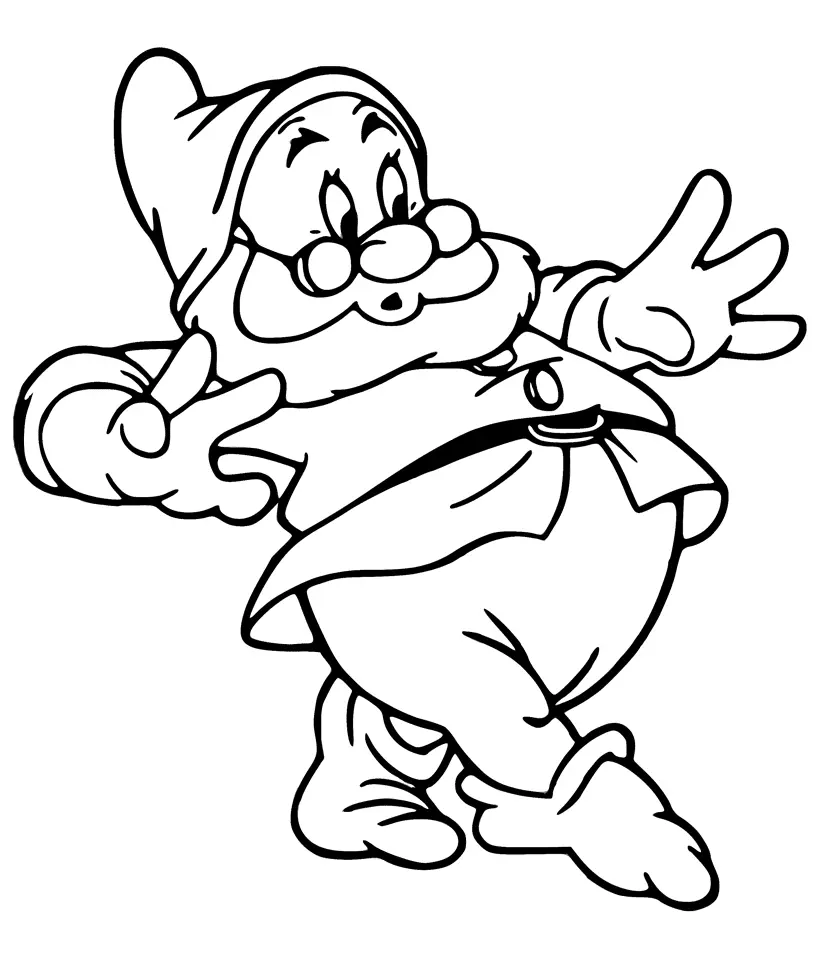 Seven Dwarfs Coloring Pages 28