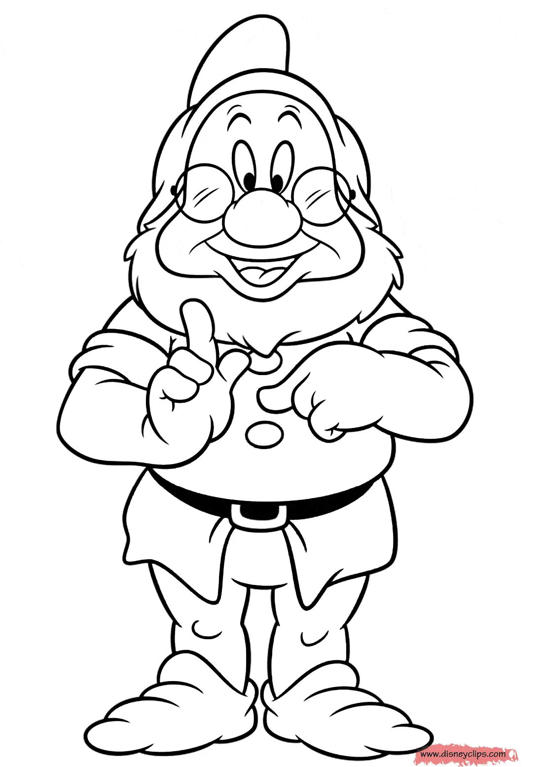 Seven Dwarfs Coloring Pages 30