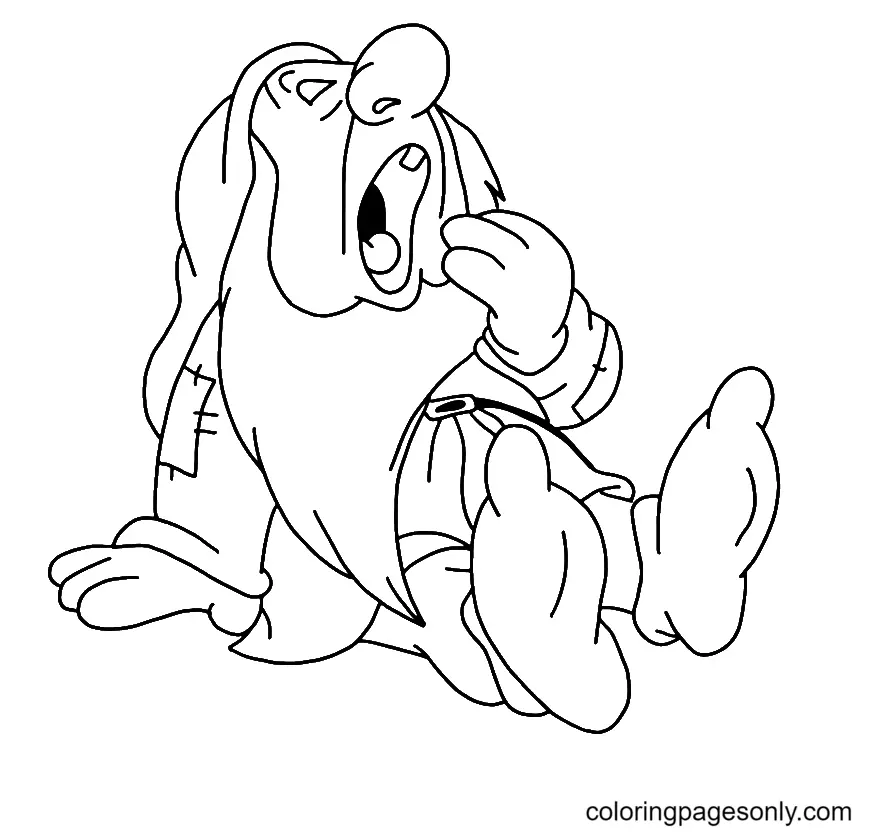 Seven Dwarfs Coloring Pages 32