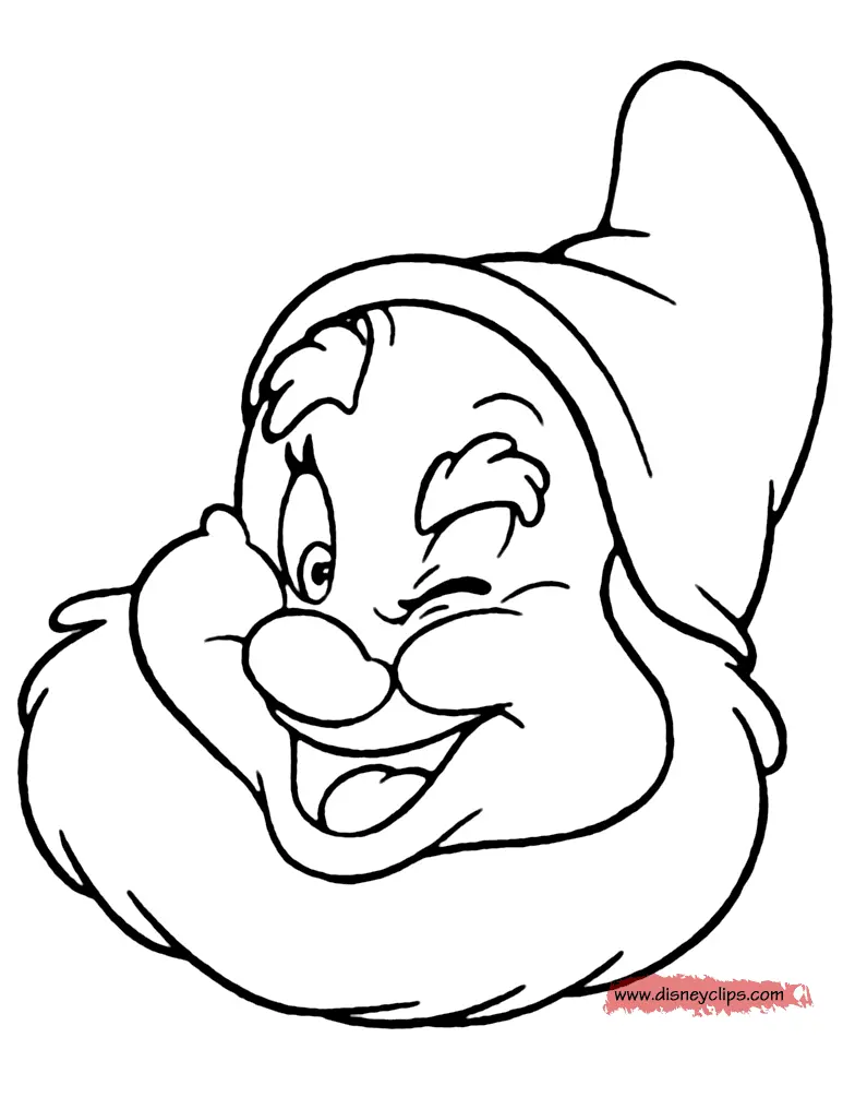 Seven Dwarfs Coloring Pages 33