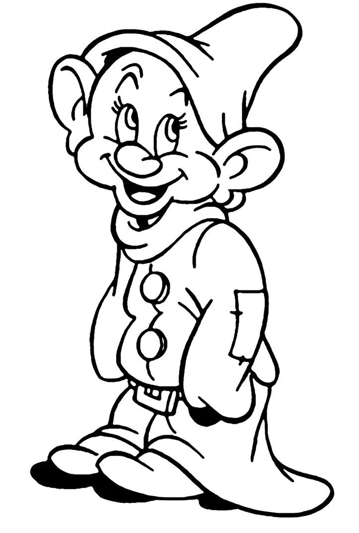 Seven Dwarfs Coloring Pages 35