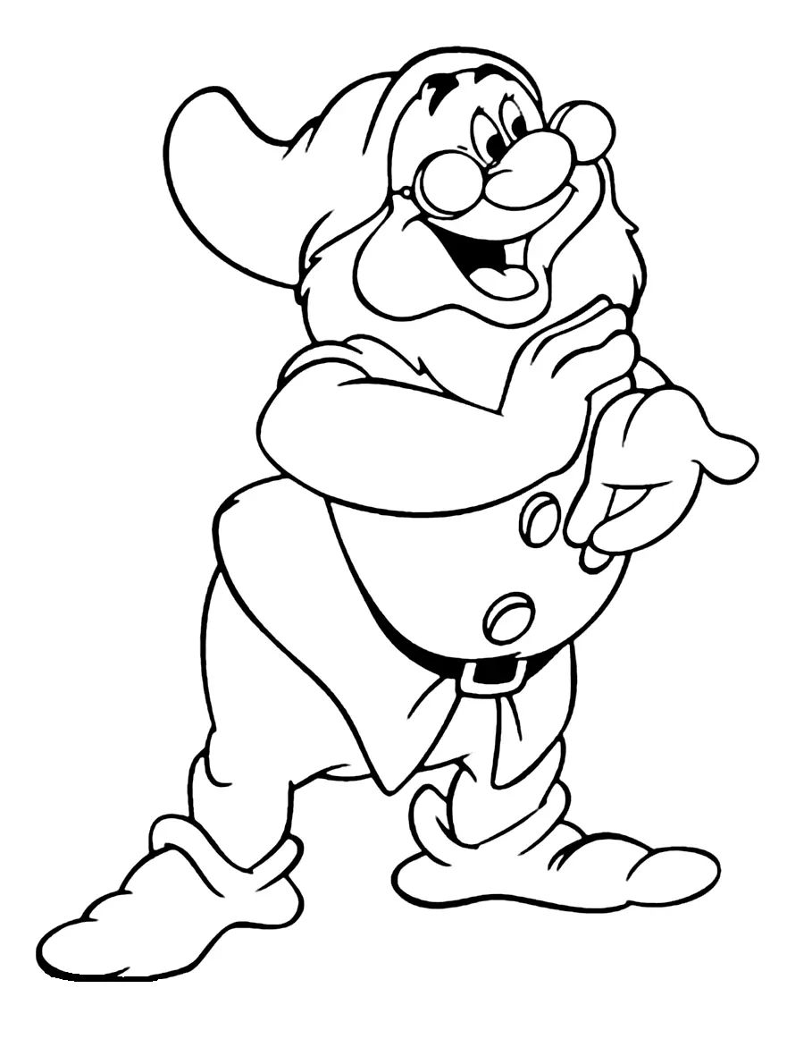 Seven Dwarfs Coloring Pages 37