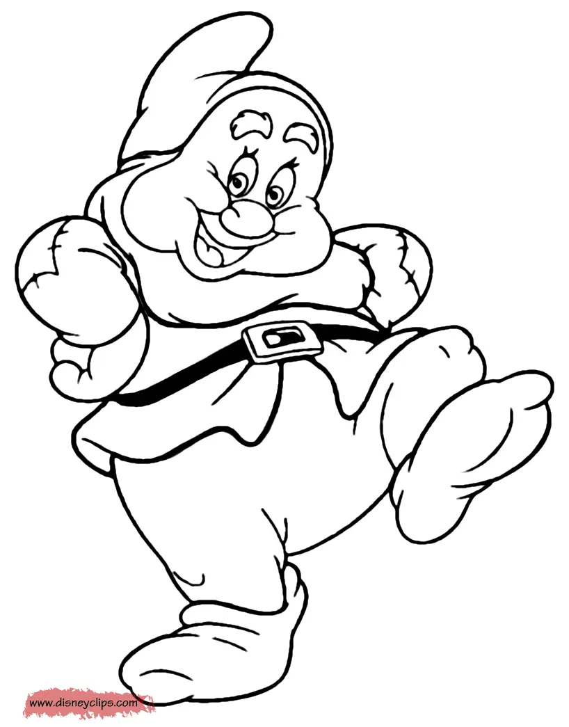 Seven Dwarfs Coloring Pages 41