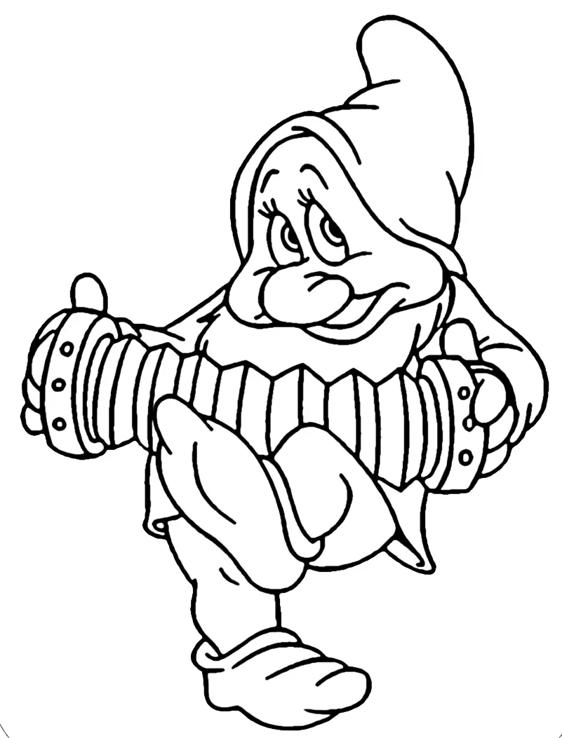 Seven Dwarfs Coloring Pages 43