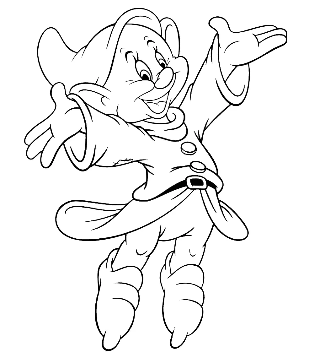 Seven Dwarfs Coloring Pages 45