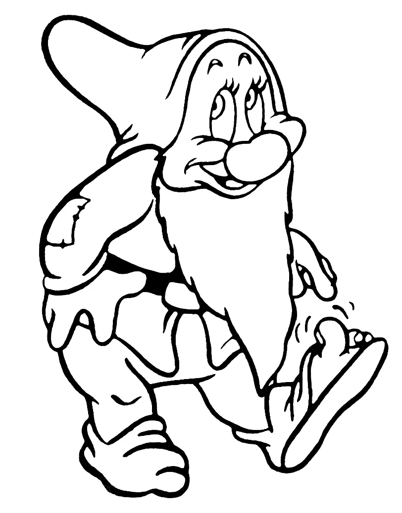 Seven Dwarfs Coloring Pages 47