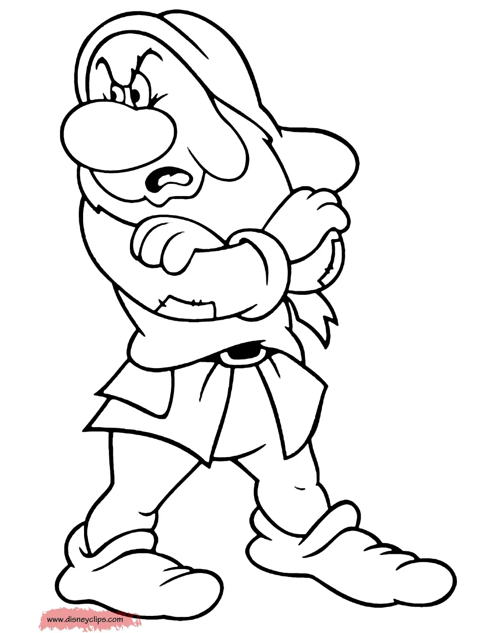 Seven Dwarfs Coloring Pages 48