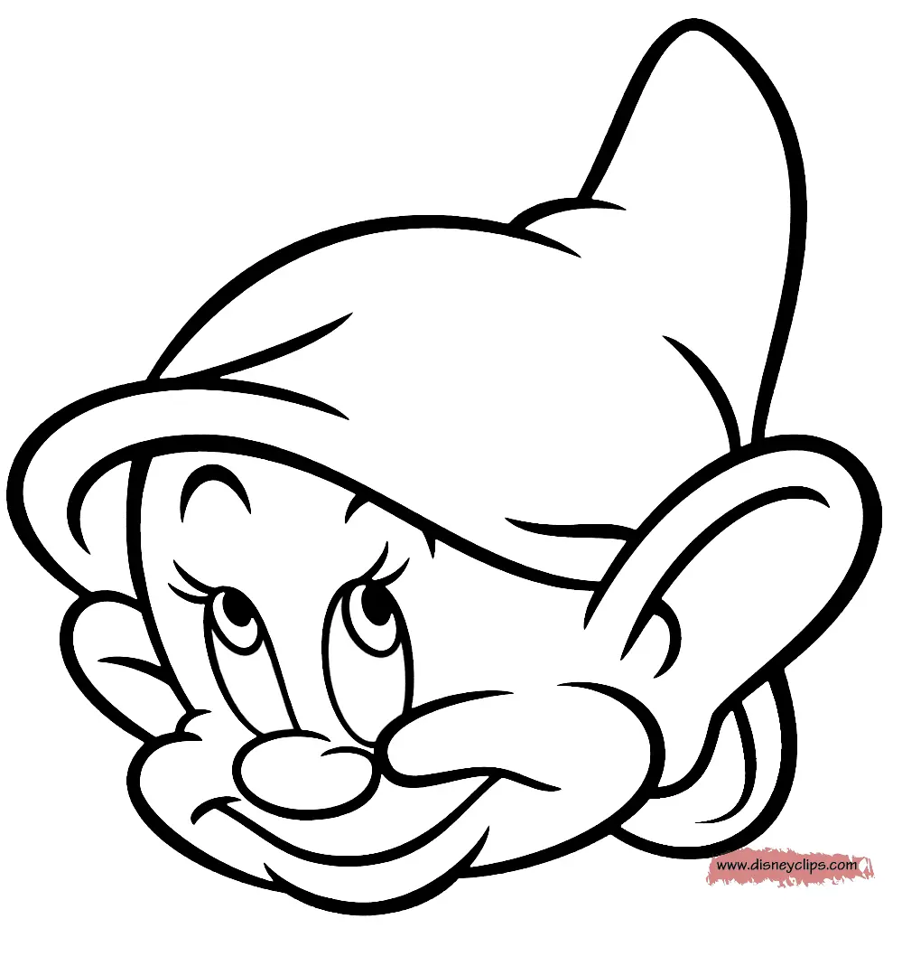 Seven Dwarfs Coloring Pages 8