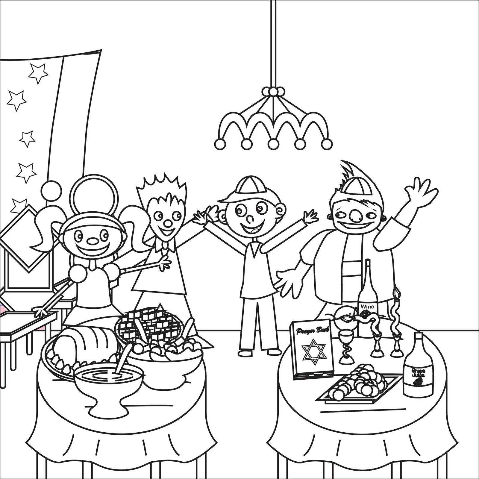 Shabbat Coloring Pages 23