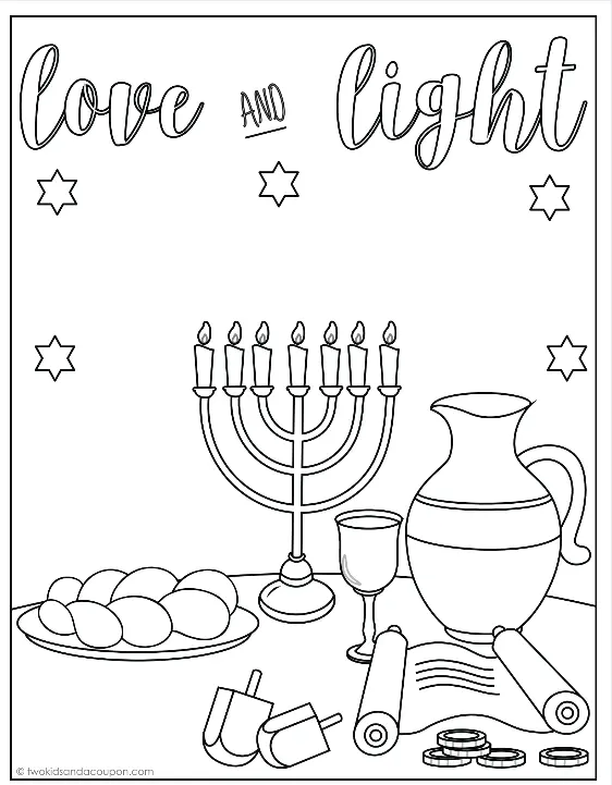 Shabbat Coloring Pages 25