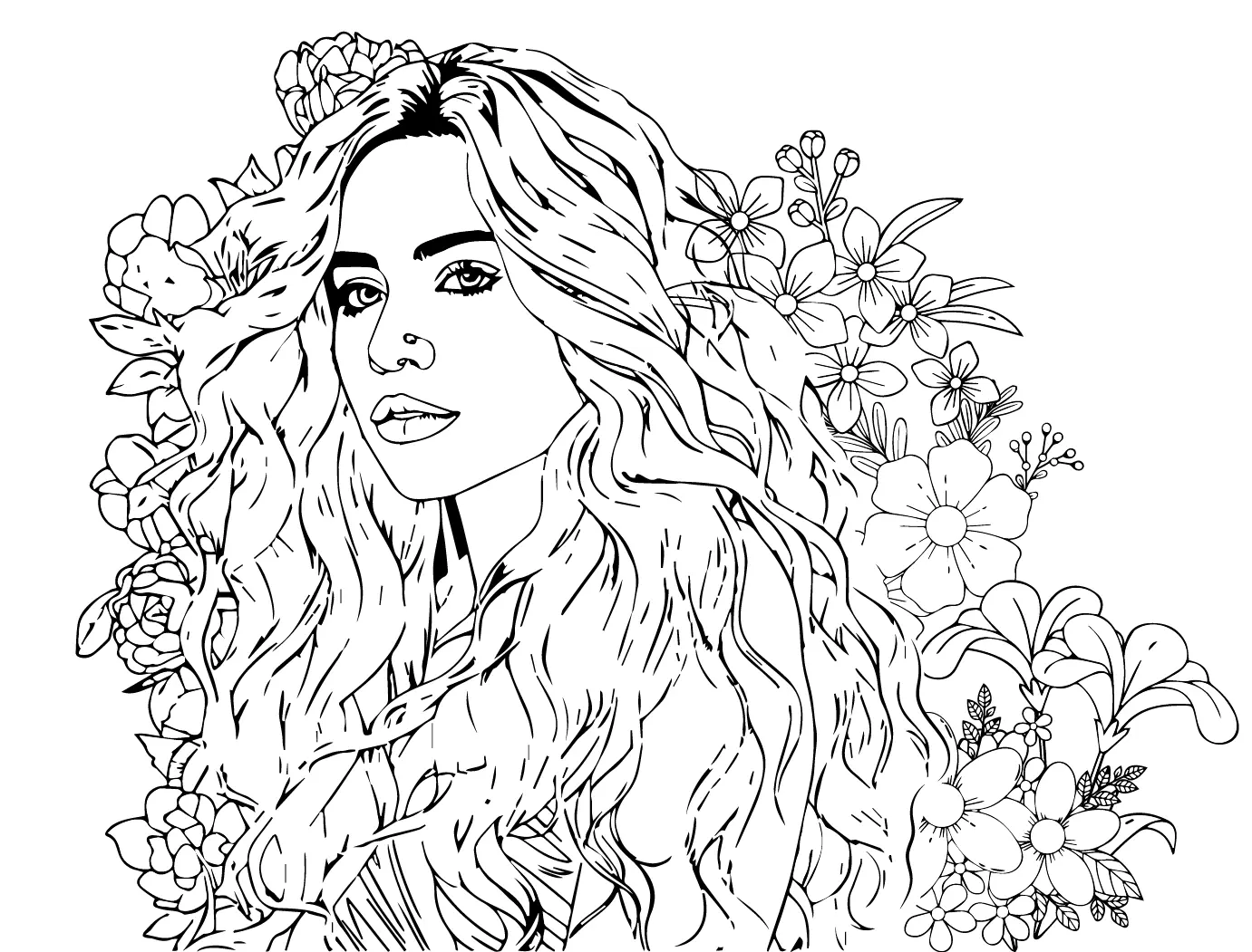 Desenhos de Shakira Para Colorir 22