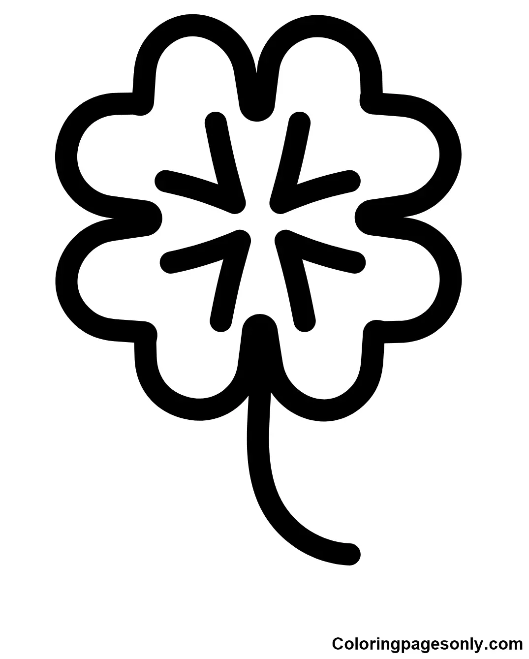 Shamrock Coloring Pages 14