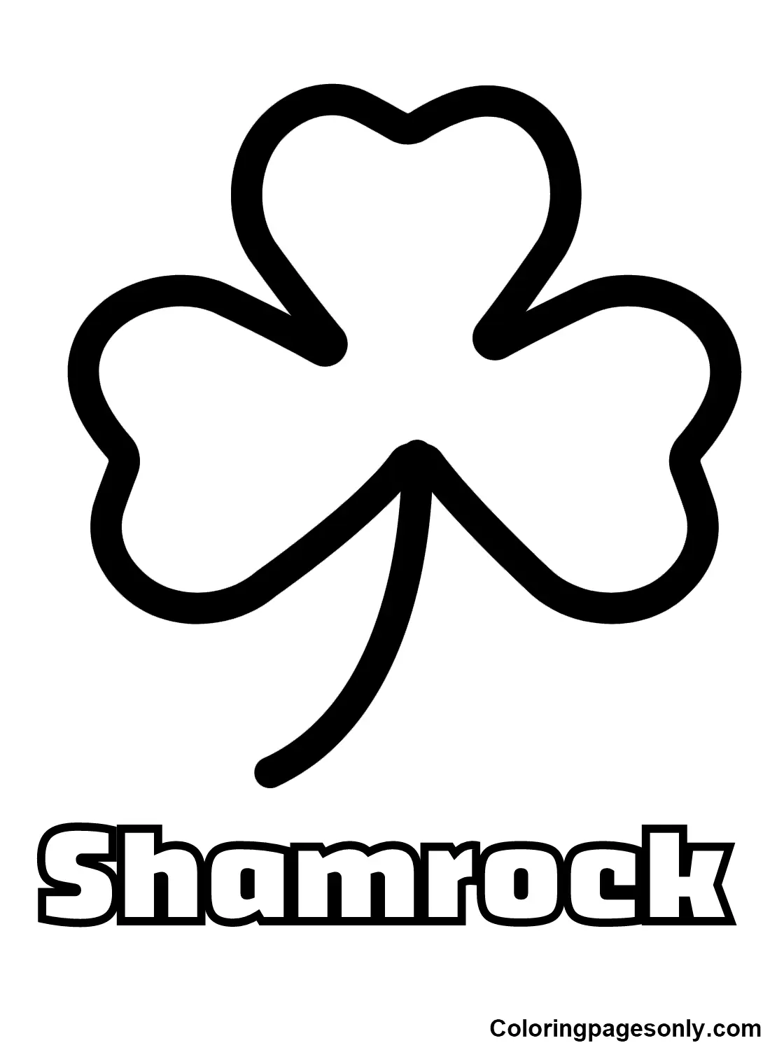 Shamrock Coloring Pages 15