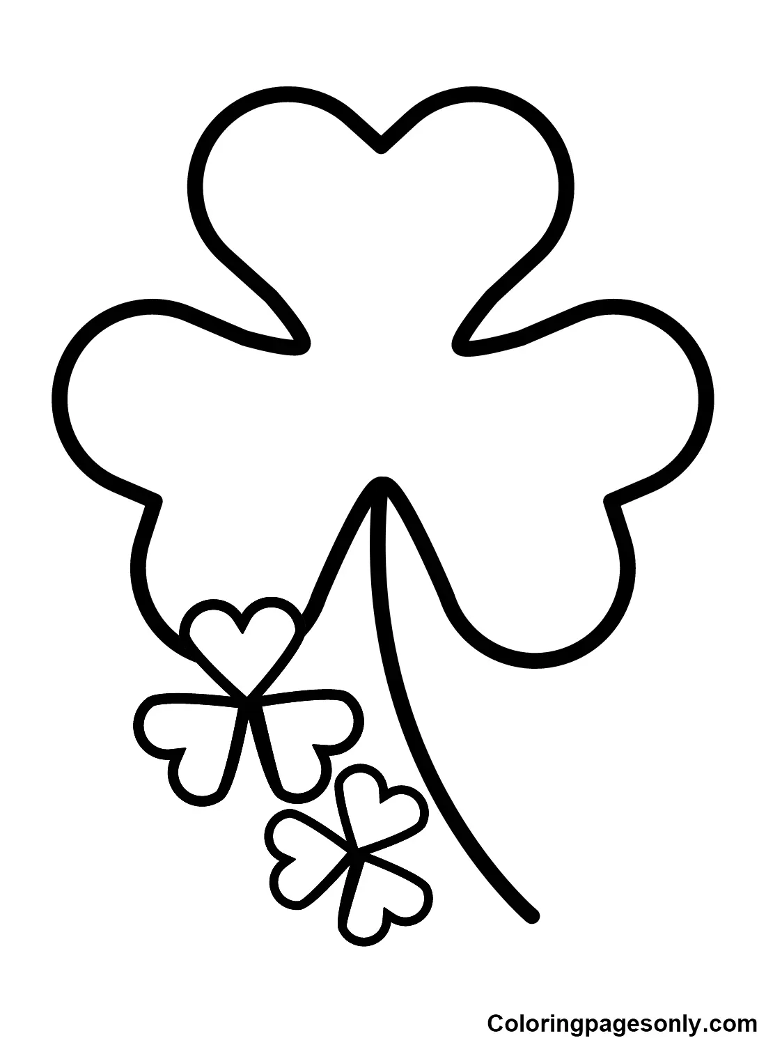 Shamrock Coloring Pages 16