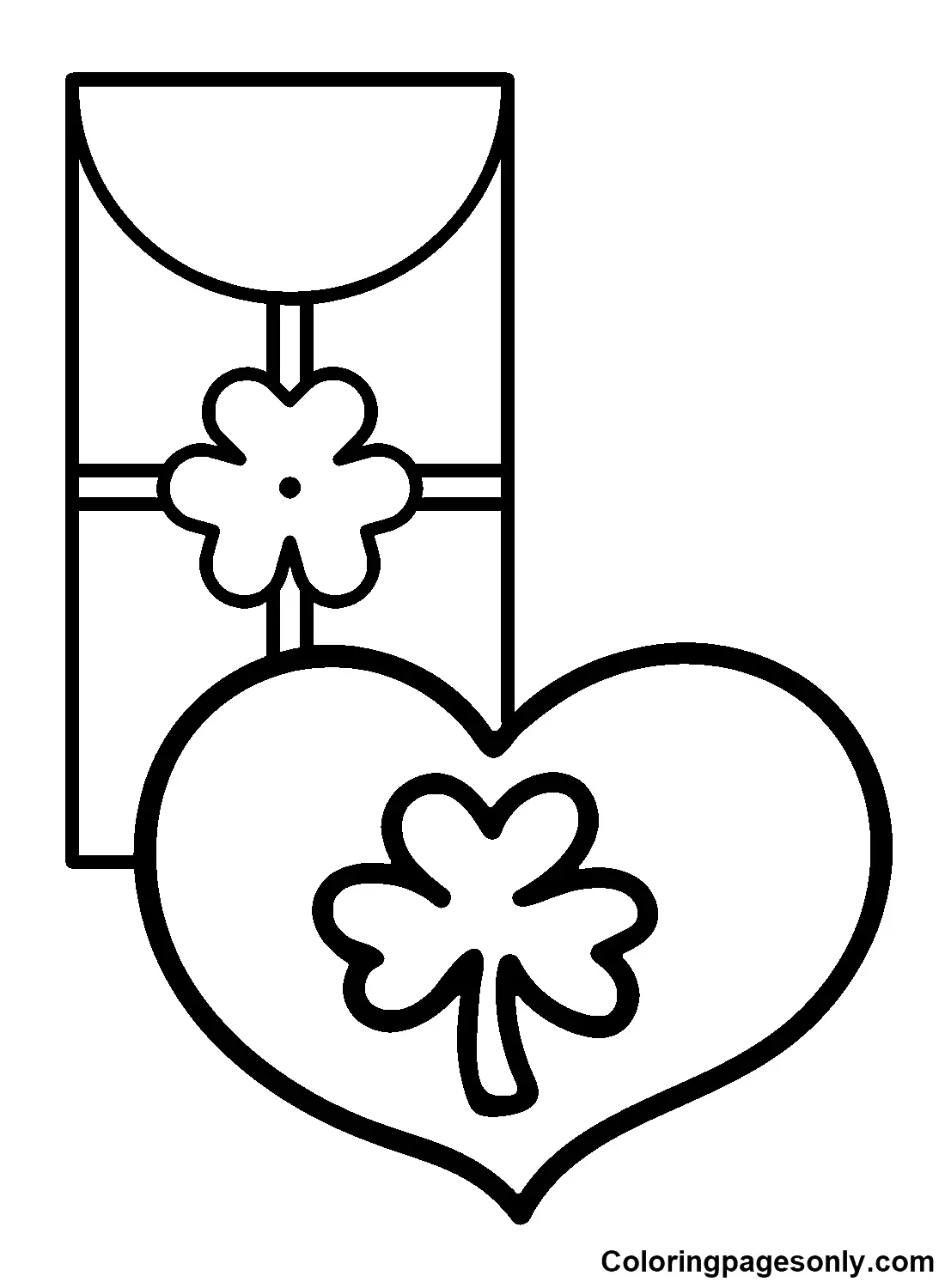 Shamrock Coloring Pages 18