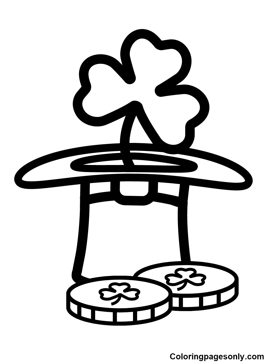 Shamrock Coloring Pages 19