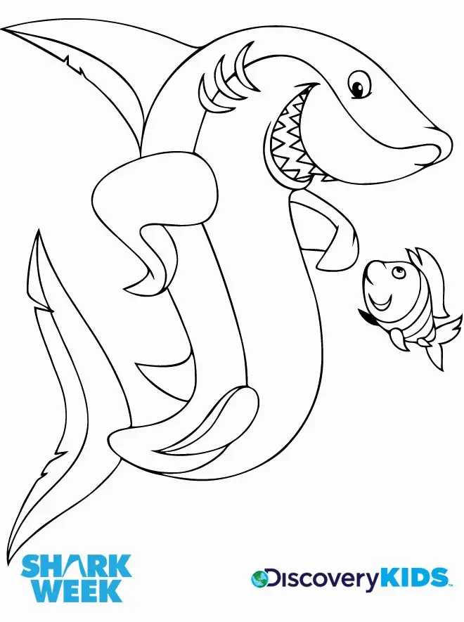 Desenhos de Shark Para Colorir 88