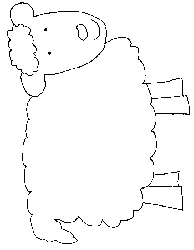 Sheep Coloring Pages 22