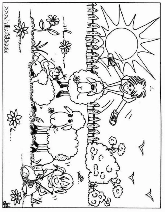 Sheep Coloring Pages 42