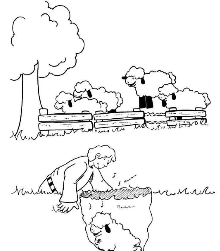 Sheep Coloring Pages 46