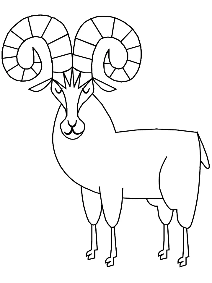 Sheep Coloring Pages 48